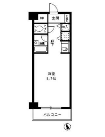 モンテベルデ第２横浜の物件間取画像